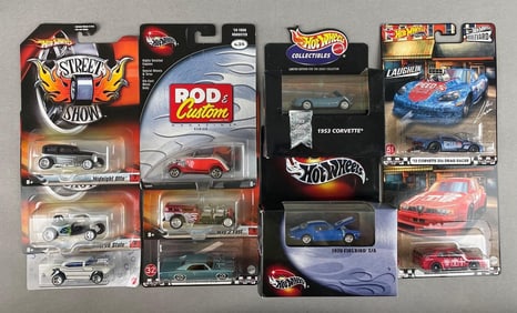 Group of Mattel Hot Wheels Die-Cast Cars