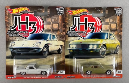 Group of Mattel Hot Wheels Premium JH3 Die-Cast Cars