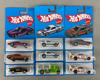 Group of Mattel Hot Wheels Die-Cast Cars
