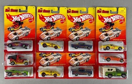 Group of Mattel Hot Wheels The Hot Ones Die-Cast Cars