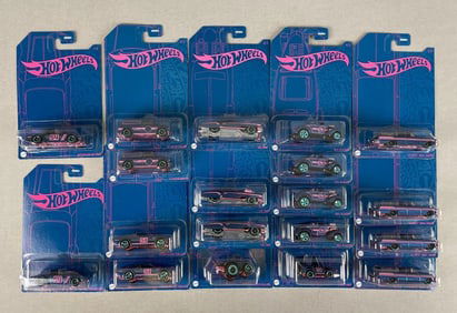 Group of Mattel Hot Wheels Custom Die-Cast Cars