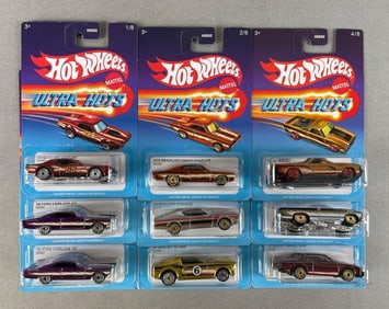 Group of Mattel Hot Wheels Ultra Hots Die-Cast Cars