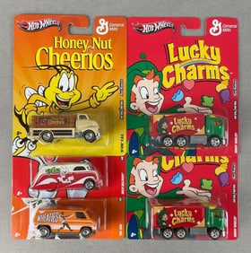 Group of Mattel Hot Wheels General Mills Cereal Die-Cast Vehicles