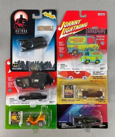 Group of Johnny Lightning Pop Culture Die-Cast Vehicles