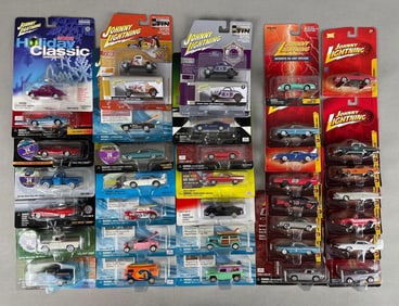 Group of Johnny Lightning Die-Cast Vehicles