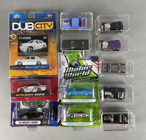 Group of Jada Die-Cast Vehicles and More