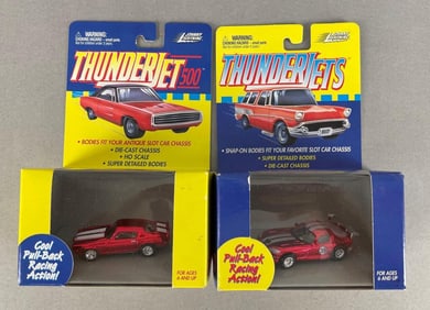 Group of 2 Johnny Lightning Thunderjet Die-Cast Cars