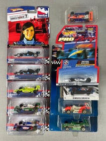 Group of Mattel Hot Wheels Die-Cast Indy Cars
