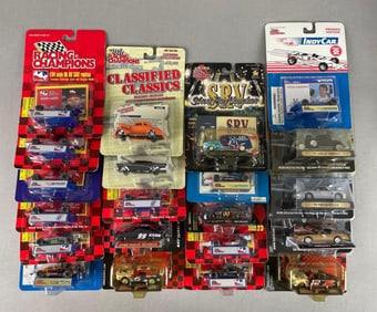 Group of Racing Champions Die-Cast Vehicles