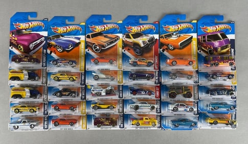 Group of 30 Mattel Hot Wheels Die-Cast Vehicles