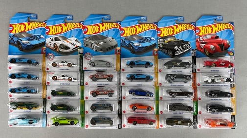 Group of 30 Mattel Hot Wheels Die-Cast Vehicles