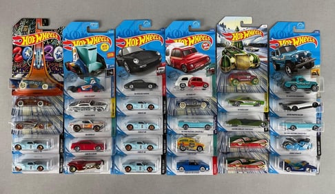 Group of 30 Mattel Hot Wheels Die-Cast Vehicles