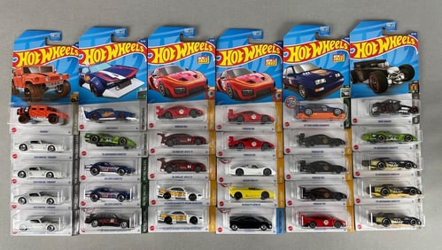 Group of 30 Mattel Hot Wheels Die-Cast Vehicles