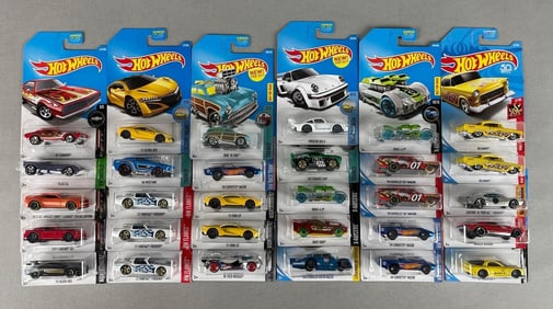 Group of 30 Mattel Hot Wheels Die-Cast Vehicles