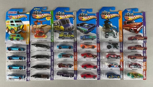 Group of 30 Mattel Hot Wheels Die-Cast Vehicles