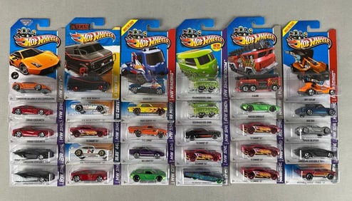 Group of 30 Mattel Hot Wheels Die-Cast Vehicles