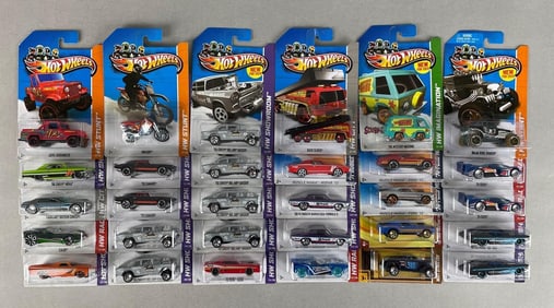 Group of 30 Mattel Hot Wheels Die-Cast Vehicles