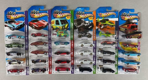 Group of 30 Mattel Hot Wheels Die-Cast Vehicles