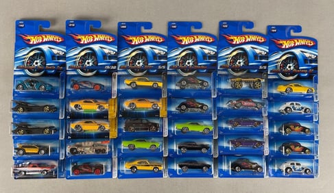 Group of 30 Mattel Hot Wheels Die-Cast Vehicles