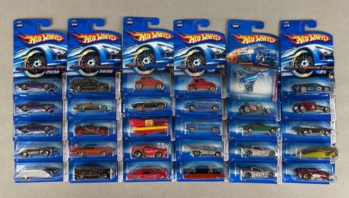Group of 30 Mattel Hot Wheels Die-Cast Vehicles