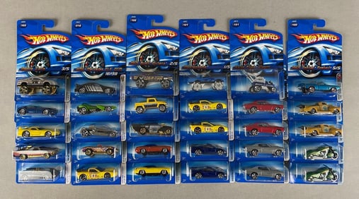 Group of 30 Mattel Hot Wheels Die-Cast Vehicles