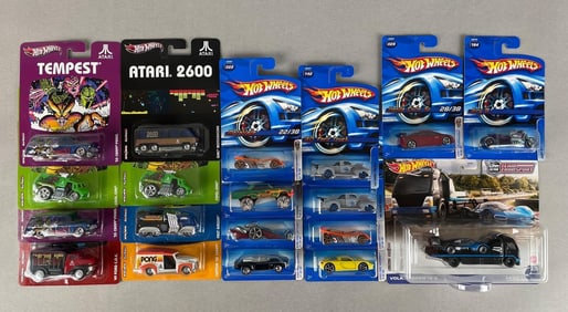 Group of Mattel Hot Wheels Die-Cast Vehicles