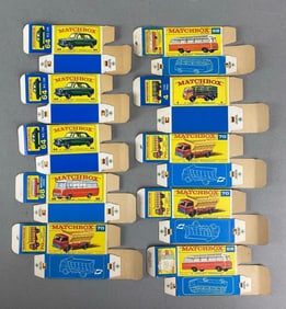Group of 10 Matchbox Type E Boxes