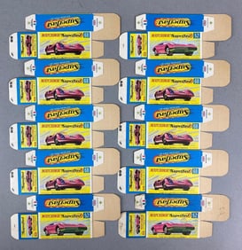 Group of 10 Matchbox Superfast Type G Boxes