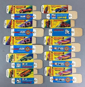 Group of 10 Matchbox Superfast Type H Boxes
