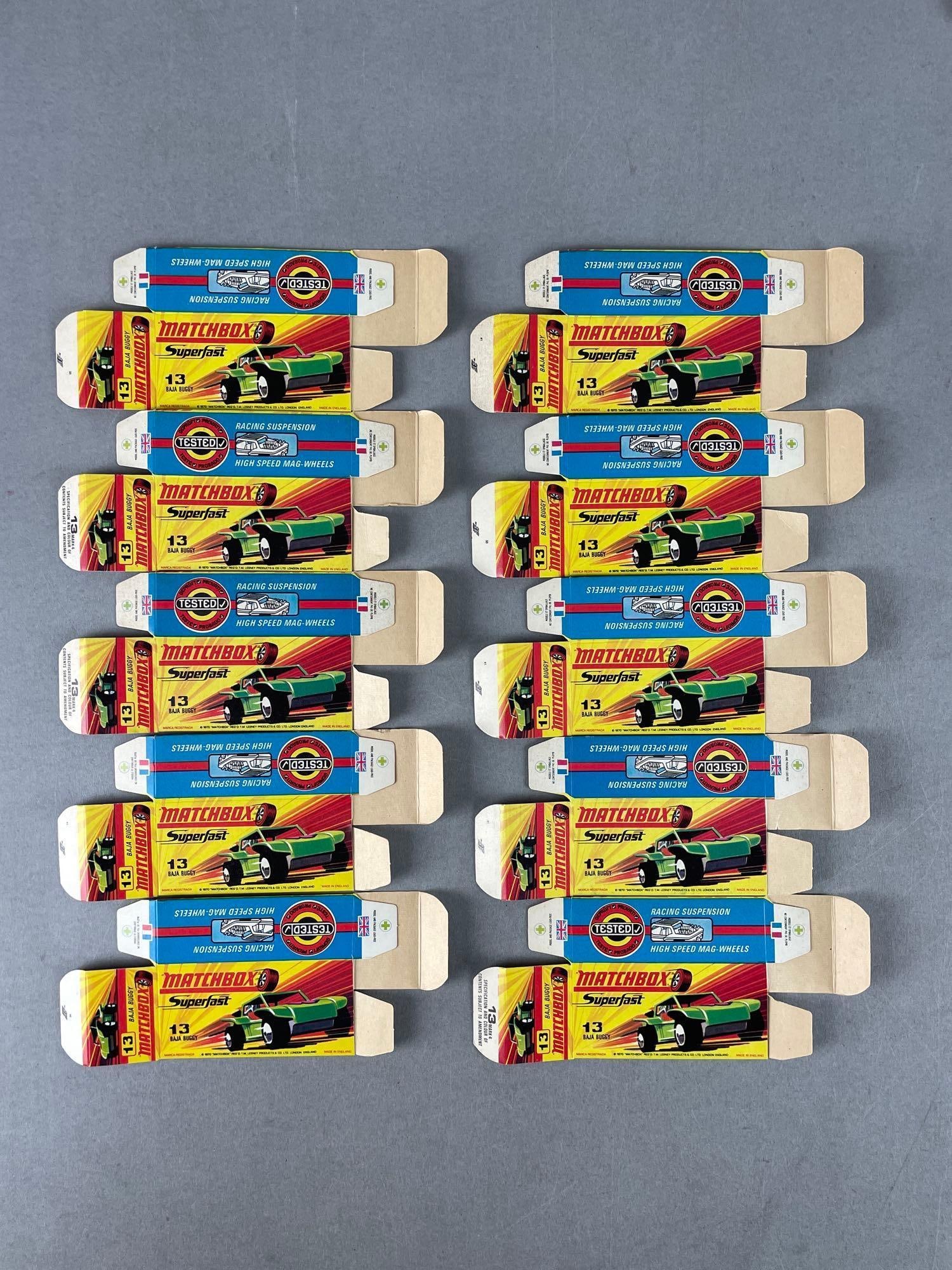 Group of 10 Matchbox Type H Boxes: Baja buggy