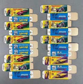 Group of 10 Matchbox Type I Boxes