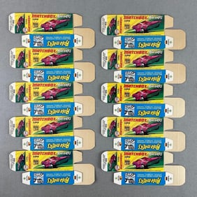 Group of 10 Matchbox Type I Boxes