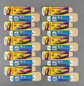 Group of 10 Matchbox Type I Boxes