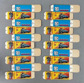 Group of 10 Matchbox Type I Boxes