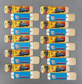 Group of 10 Matchbox Type I Boxes