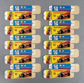 Group of 10 Matchbox Type I Boxes