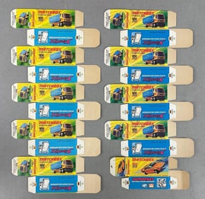 Group of 10 Matchbox Type I Boxes