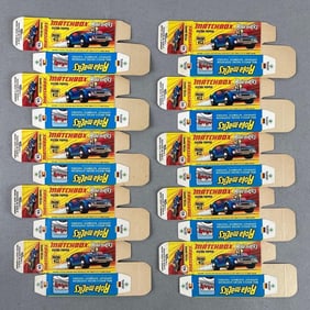 Group of 10 Matchbox Type I Boxes