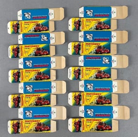 Group of 10 Matchbox Type I Boxes