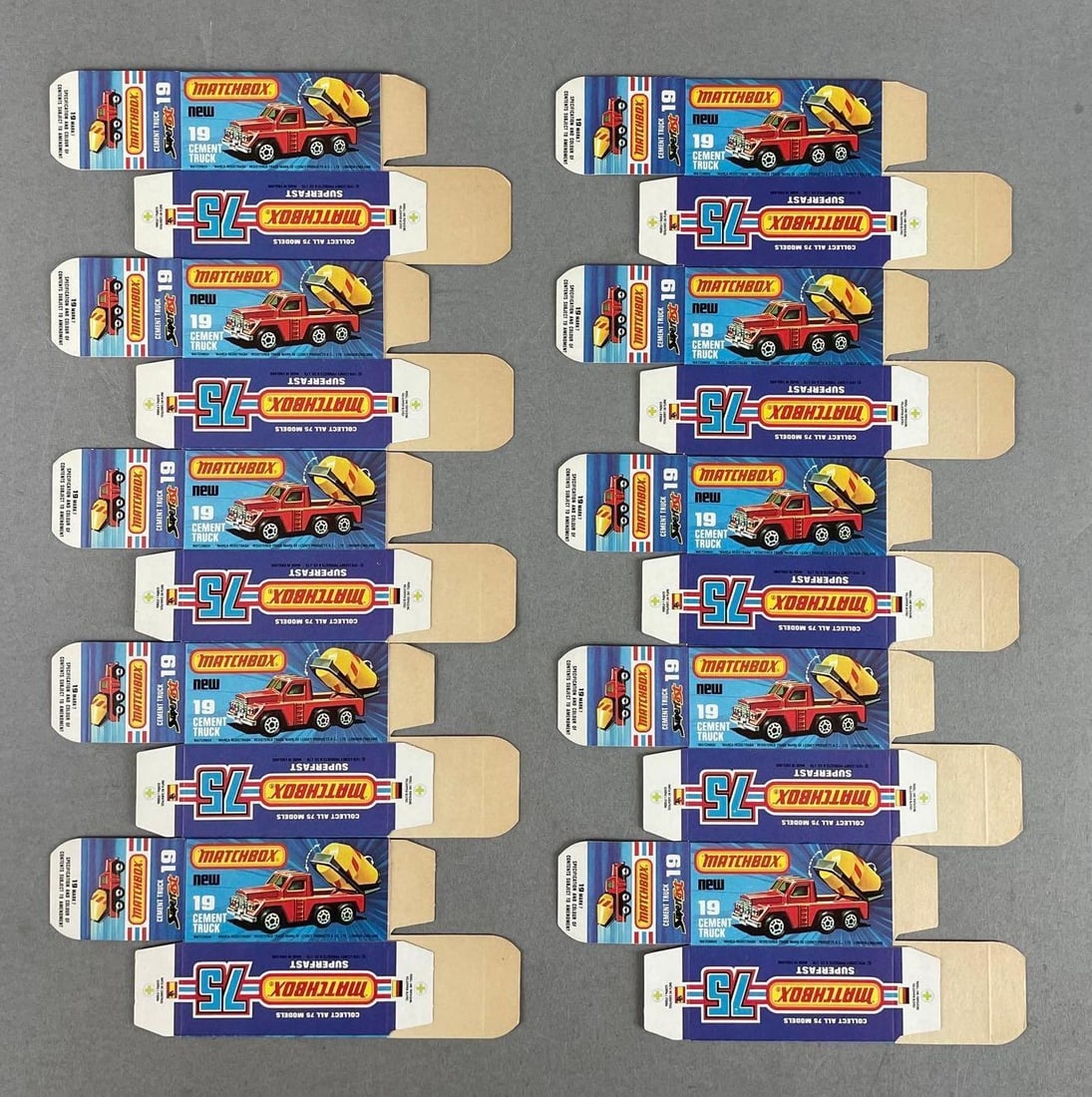 Group of 10 Matchbox Type J Boxes (1 of 1)