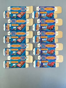 Group of 10 Matchbox J Type Boxes