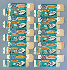 Group of 10 Matchbox J Type No. 5 Superfast Boxes