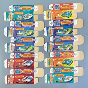 Group of 10 Matchbox J Type Boxes