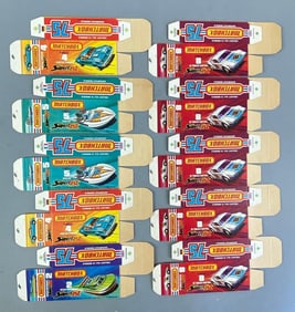 Group of 10 Matchbox J Type Boxes