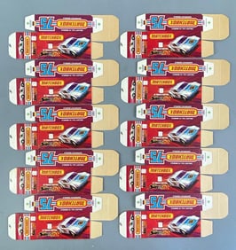 Group of 10 Matchbox J Type No. 8 Superfast Boxes