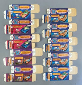 Group of 10 Matchbox J Type Boxes