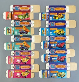 Group of 10 Matchbox J Type Boxes