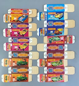 Group of 10 Matchbox J Type Boxes