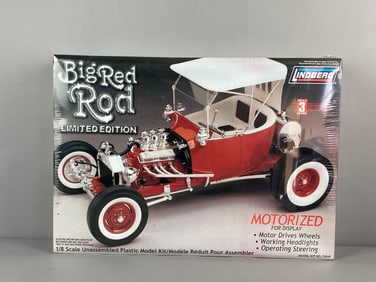 Lindberg LE Big Red Rod Motorized Plastic Model Kit