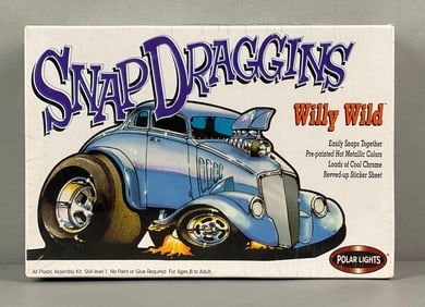 Polar Lights Snap Draggins Willy Wild Plastic Model Kit